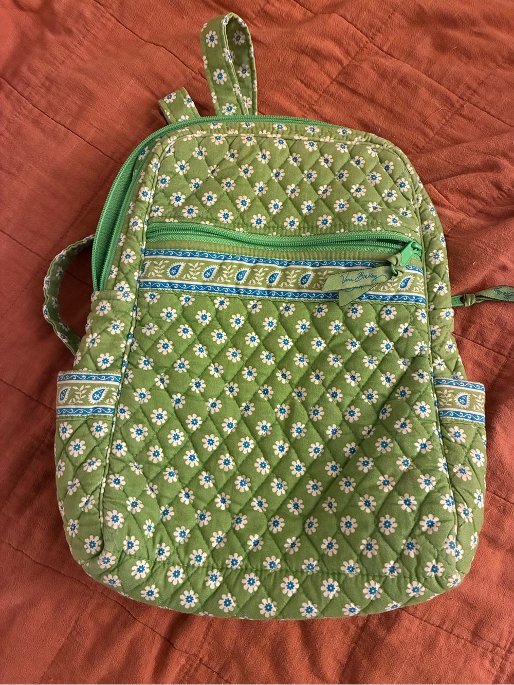 Vera Bradley Mini Backpack - Green Apple